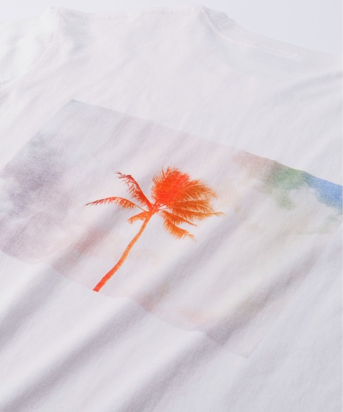 【セール】【コラボ企画】OS×U-SKE PALMTREE L/S TEE/オフショア×U-SKE パームツリーロングスリーブティ（Tシャツ/カットソー）｜OFFSHORE（オフショア）