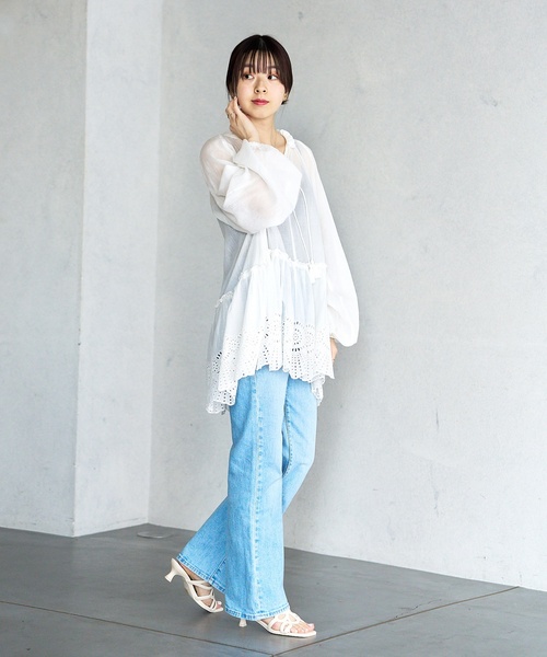 LE TALON 4.5cmカットワークサンダル キャメル - メルカリ