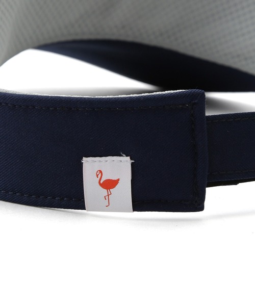 JUN&ROPE'(ジュンアンドロペ)の「アーガイルカラー立体ロゴバイザー(サンバイザー・レディース・ホワイト/ネイビー/ライトグリーン・FREE)」の7枚目の写真