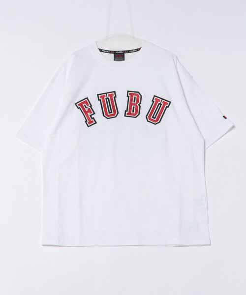 FUBU( フブ)の「【FUBU 】College Tee/フロントロゴ/半袖Tシャツ/メンズ/フブ(Tシャツ/カットソー・メンズ・ブラック/パープル/ホワイト/グリーン・M/L/XL)」の2枚目の写真