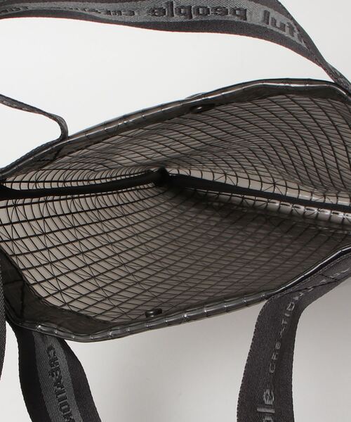 beautiful people（ビューティフルピープル）の「beautiful people plaid vinyl logo tape sacoshe bag 1000611929（ショルダーバッグ・レディース・クリア/ブラック・FREE）」の11枚目の写真