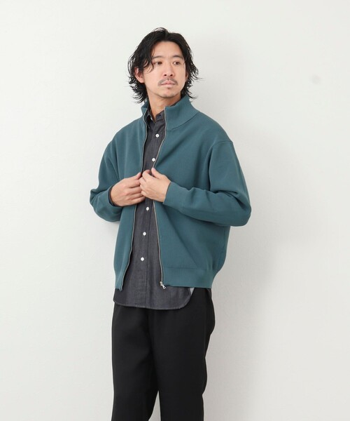 NOLLEY'S goodman（ノーリーズグッドマン）の「【WORK ABOUT】ウォッシャブルドライバーズニット（ニット/セーター・メンズ・ブルー系その他/オレンジ/ダークネイビー・M/L）」の7枚目の写真