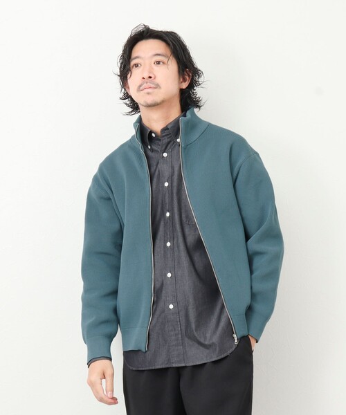NOLLEY'S goodman（ノーリーズグッドマン）の「【WORK ABOUT】ウォッシャブルドライバーズニット（ニット/セーター・メンズ・ブルー系その他/オレンジ/ダークネイビー・M/L）」の8枚目の写真