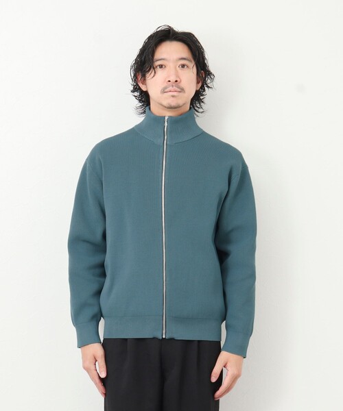 NOLLEY'S goodman（ノーリーズグッドマン）の「【WORK ABOUT】ウォッシャブルドライバーズニット（ニット/セーター・メンズ・ブルー系その他/オレンジ/ダークネイビー・M/L）」の10枚目の写真