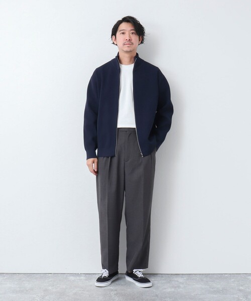 NOLLEY'S goodman（ノーリーズグッドマン）の「【WORK ABOUT】ウォッシャブルドライバーズニット（ニット/セーター・メンズ・ブルー系その他/オレンジ/ダークネイビー・M/L）」の14枚目の写真