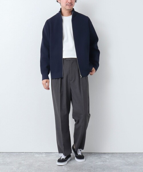 NOLLEY'S goodman（ノーリーズグッドマン）の「【WORK ABOUT】ウォッシャブルドライバーズニット（ニット/セーター・メンズ・ブルー系その他/オレンジ/ダークネイビー・M/L）」の16枚目の写真