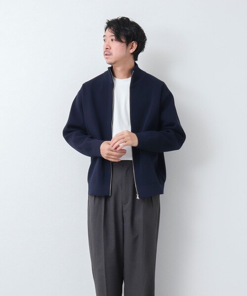 NOLLEY'S goodman（ノーリーズグッドマン）の「【WORK ABOUT】ウォッシャブルドライバーズニット（ニット/セーター・メンズ・ブルー系その他/オレンジ/ダークネイビー・M/L）」の17枚目の写真
