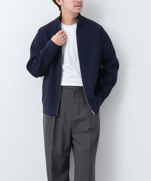 NOLLEY'S goodman（ノーリーズグッドマン）の「【WORK ABOUT】ウォッシャブルドライバーズニット（ニット/セーター・メンズ・ブルー系その他/オレンジ/ダークネイビー・M/L）」の18枚目の写真