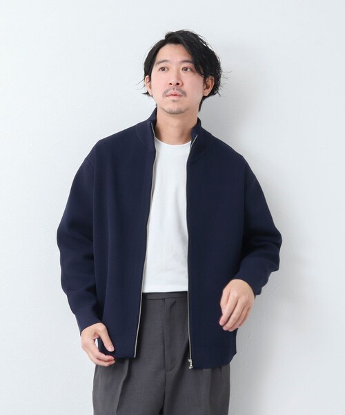 NOLLEY'S goodman（ノーリーズグッドマン）の「【WORK ABOUT】ウォッシャブルドライバーズニット（ニット/セーター・メンズ・ブルー系その他/オレンジ/ダークネイビー・M/L）」の20枚目の写真