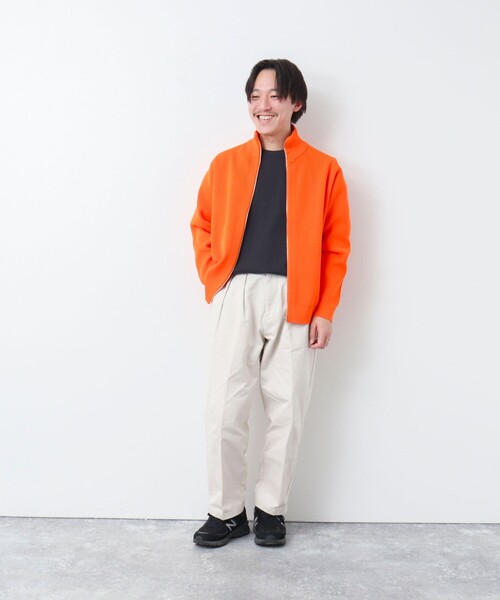 NOLLEY'S goodman（ノーリーズグッドマン）の「【WORK ABOUT】ウォッシャブルドライバーズニット（ニット/セーター・メンズ・ブルー系その他/オレンジ/ダークネイビー・M/L）」の22枚目の写真