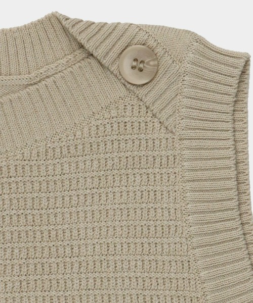 TOKYO SHIRTS（トウキョウシャツ）の「ボートネックニットベスト（ベスト・レディース・オフホワイト/ネイビー/ベージュ・M/L/LL）」の10枚目の写真