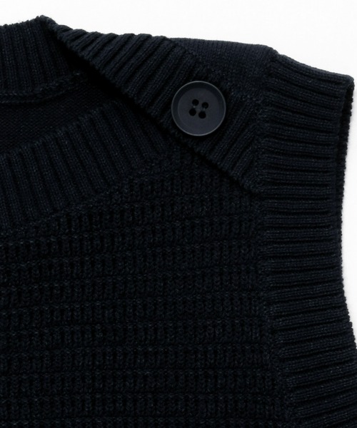 TOKYO SHIRTS（トウキョウシャツ）の「ボートネックニットベスト（ベスト・レディース・オフホワイト/ネイビー/ベージュ・M/L/LL）」の12枚目の写真