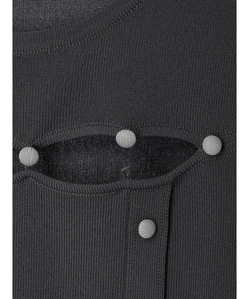 DURAS(デュラス)の「Button design dress(ワンピース・レディース・ブラック/グレー/グリーン・FREE)」の12枚目の写真