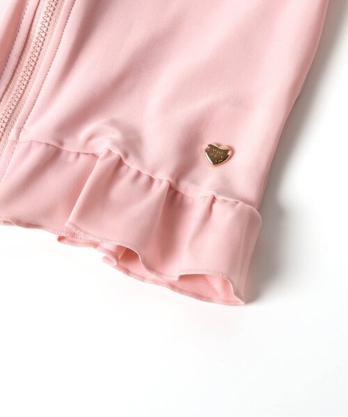 apres les cours（アプレレクール）の「【UVカット】フリルラッシュガード（ラッシュガード・キッズ・アイボリー/ピンク/ドット・80/90/100/110/120/130/140）」の17枚目の写真