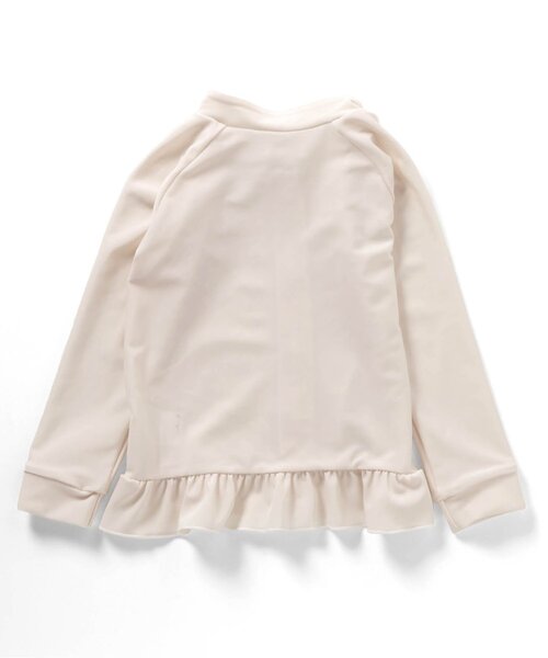apres les cours（アプレレクール）の「【UVカット】フリルラッシュガード（ラッシュガード・キッズ・アイボリー/ピンク/ドット・80/90/100/110/120/130/140）」の18枚目の写真