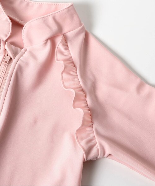 apres les cours（アプレレクール）の「【UVカット】フリルラッシュガード（ラッシュガード・キッズ・アイボリー/ピンク/ドット・80/90/100/110/120/130/140）」の22枚目の写真