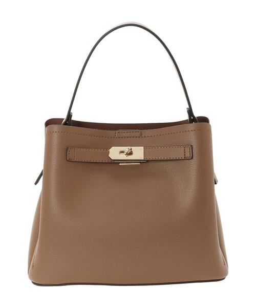 Te chichi（テチチ）の「ビットベルトミニハンドバッグ（ハンドバッグ・レディース・ブラウン/オフホワイト・F）」の7枚目の写真