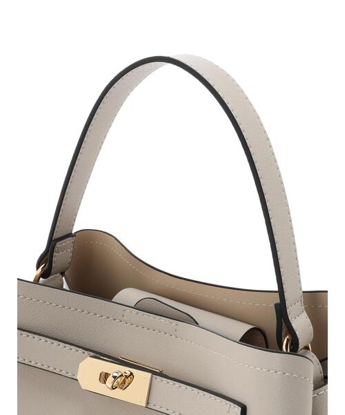Te chichi（テチチ）の「ビットベルトミニハンドバッグ（ハンドバッグ・レディース・ブラウン/オフホワイト・F）」の12枚目の写真