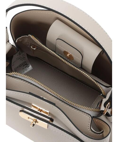 Te chichi（テチチ）の「ビットベルトミニハンドバッグ（ハンドバッグ・レディース・ブラウン/オフホワイト・F）」の10枚目の写真