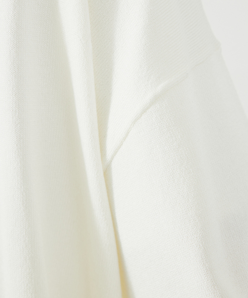 abahouse mavie（アバハウスマヴィ）の「麻タッチキーネック2WAYカーデ（カーディガン/ボレロ・レディース・チャコールグレー/イエロー/ホワイト・フリー）」の12枚目の写真