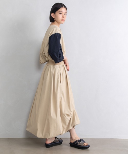 MARECHAL TERRE(マルシャルテル)の「バルーンスカート(スカート・レディース・ベージュ/ネイビー/ブラック/カーキ・MEDIUM)」の16枚目の写真