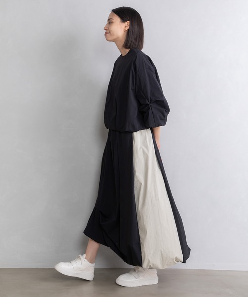 MARECHAL TERRE(マルシャルテル)の「バルーンスカート(スカート・レディース・ベージュ/ネイビー/ブラック/カーキ・MEDIUM)」の10枚目の写真