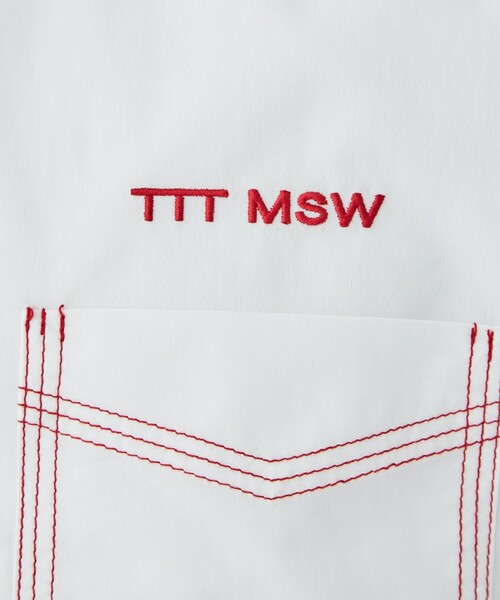 TTT MSW(ティー)の「【TTTMSW/ティー】Button down shirt(シャツ/ブラウス・メンズ・ブルー/ホワイト/ライム・L/XL)」の8枚目の写真