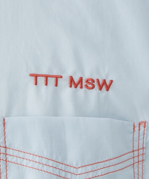 TTT MSW(ティー)の「【TTTMSW/ティー】Button down shirt(シャツ/ブラウス・メンズ・ブルー/ホワイト/ライム・L/XL)」の17枚目の写真