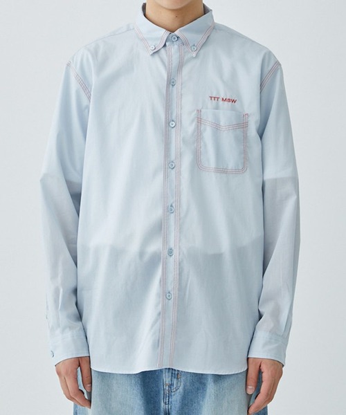 TTTMSW/ティー】Button down shirt（シャツ/ブラウス）｜TTT MSW