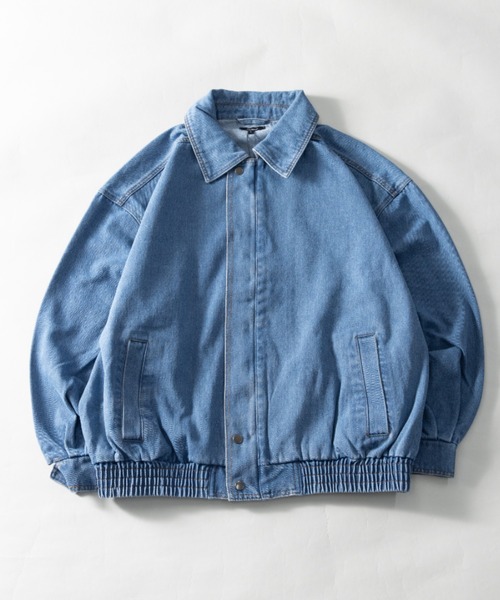 NYLAUS（ナイラス）の「ビッグシルエット 比翼ジップ ボリュームデニム