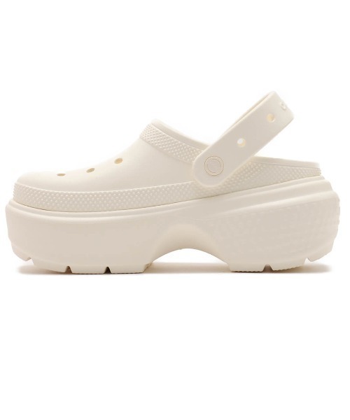 crocs（クロックス）の「crocs Stomp Clog / クロックス ストンプ クロッグ（サンダル・レディース・ホワイト・26.0cm/25.0cm/24.0cm/23.0cm/22.0cm/30.0cm/29.0cm/28.0cm/27.0cm）」の3枚目の写真