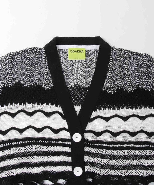 ODAKHA（オダカ）の「ODAKHA / crazy lace knit cardigan(クレイジー