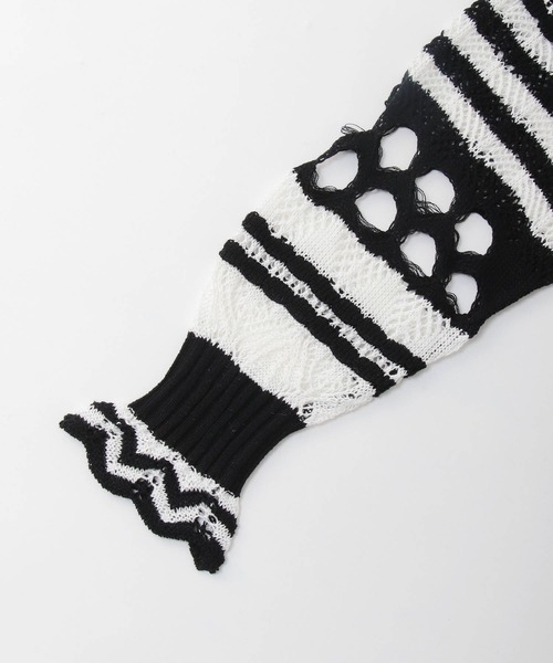 ODAKHA（オダカ）の「ODAKHA / crazy lace knit cardigan(クレイジー