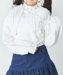 Ank Rouge | リボンモチーフショートパーカー(パーカー)