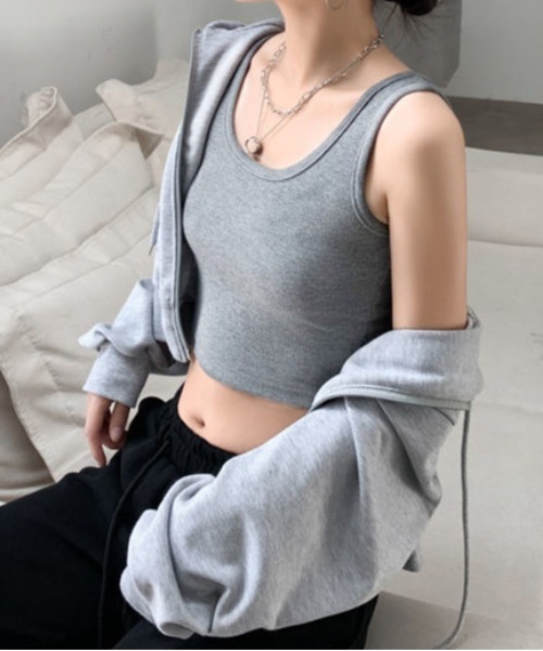 アジサイ　リブカップ付きタンクトップ、リブタンクトップ　おまとめ売り アジサイ リブカップ付きタンクトップ、リブタンクトップ お