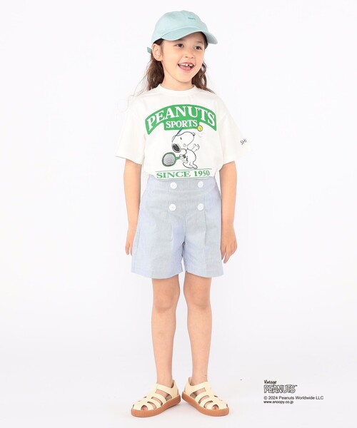 SHIPS（シップス）の「SHIPS KIDS:100～125cm / スヌーピー スポーツ 半袖 TEE（Tシャツ/カットソー・キッズ・オフホワイト/ブルー/グリーン/レッド・SMALL/MEDIUM）」の10枚目の写真