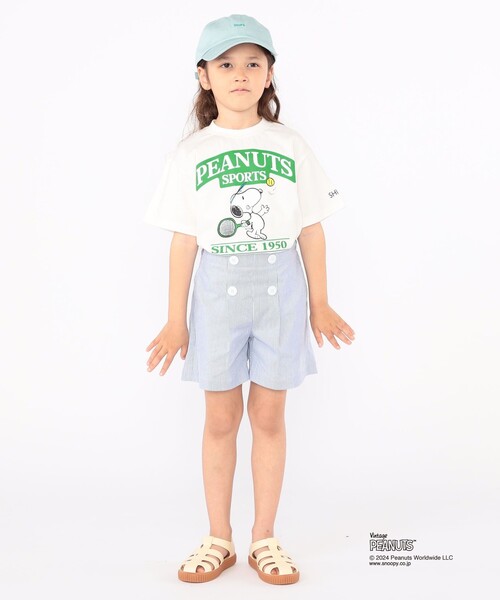 SHIPS（シップス）の「SHIPS KIDS:100～125cm / スヌーピー スポーツ 半袖 TEE（Tシャツ/カットソー・キッズ・オフホワイト/ブルー/グリーン/レッド・SMALL/MEDIUM）」の11枚目の写真