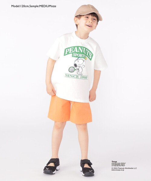 SHIPS（シップス）の「SHIPS KIDS:100～125cm / スヌーピー スポーツ 半袖 TEE（Tシャツ/カットソー・キッズ・オフホワイト/ブルー/グリーン/レッド・SMALL/MEDIUM）」の16枚目の写真