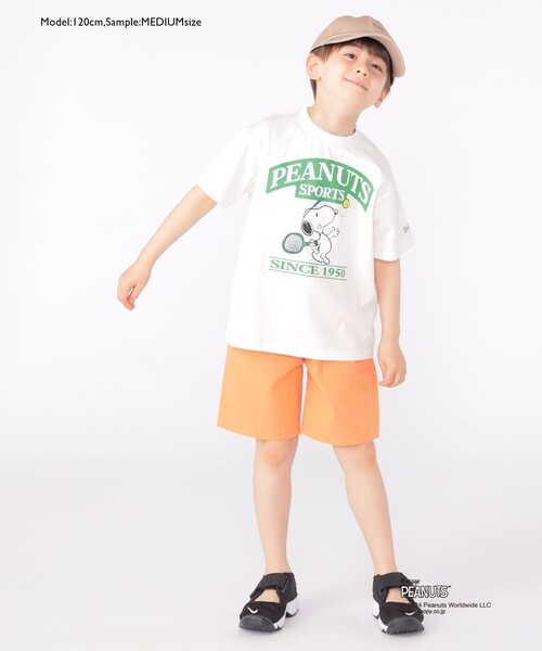 SHIPS（シップス）の「SHIPS KIDS:100～125cm / スヌーピー スポーツ 半袖 TEE（Tシャツ/カットソー・キッズ・オフホワイト/ブルー/グリーン/レッド・SMALL/MEDIUM）」の17枚目の写真