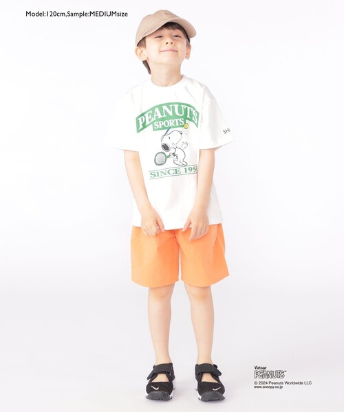 SHIPS（シップス）の「SHIPS KIDS:100～125cm / スヌーピー スポーツ 半袖 TEE（Tシャツ/カットソー・キッズ・オフホワイト/ブルー/グリーン/レッド・SMALL/MEDIUM）」の19枚目の写真