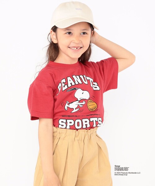 SHIPS（シップス）の「SHIPS KIDS:100～125cm / スヌーピー スポーツ 半袖 TEE（Tシャツ/カットソー・キッズ・オフホワイト/ブルー/グリーン/レッド・SMALL/MEDIUM）」の20枚目の写真