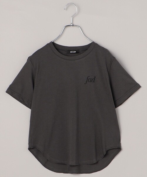 FREAK'S STORE(フリークスストア)の「FAD/エフエーディー 【限定展開】CROP T-SHIRTS/ クロップTシャツ(Tシャツ/カットソー・レディース・グレー/チャコールグレー/ホワイト/ブルーグリーン・MEDIUM/SMALL)」の3枚目の写真