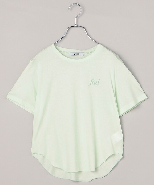 FREAK'S STORE(フリークスストア)の「FAD/エフエーディー 【限定展開】CROP T-SHIRTS/ クロップTシャツ(Tシャツ/カットソー・レディース・グレー/チャコールグレー/ホワイト/ブルーグリーン・MEDIUM/SMALL)」の5枚目の写真