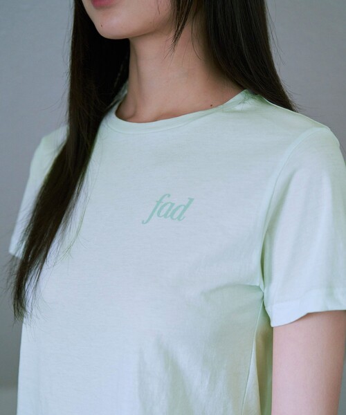 FREAK'S STORE(フリークスストア)の「FAD/エフエーディー 【限定展開】CROP T-SHIRTS/ クロップTシャツ(Tシャツ/カットソー・レディース・グレー/チャコールグレー/ホワイト/ブルーグリーン・MEDIUM/SMALL)」の14枚目の写真