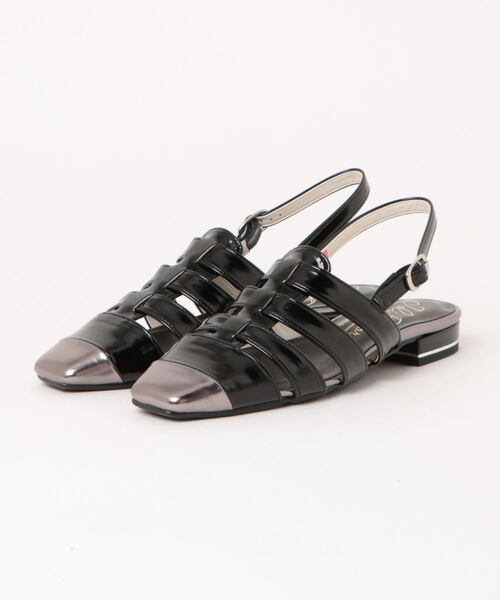 ABC-MART(エービーシーマート)の「JOLI ENCORE ジョリーアンコール GURKHA SANDAL2 グルカサンダル2 JE-2513 BLACK(パンプス・レディース・ブラック・23.5cm/24.5cm/23.0cm/24.0cm)」の1枚目の写真