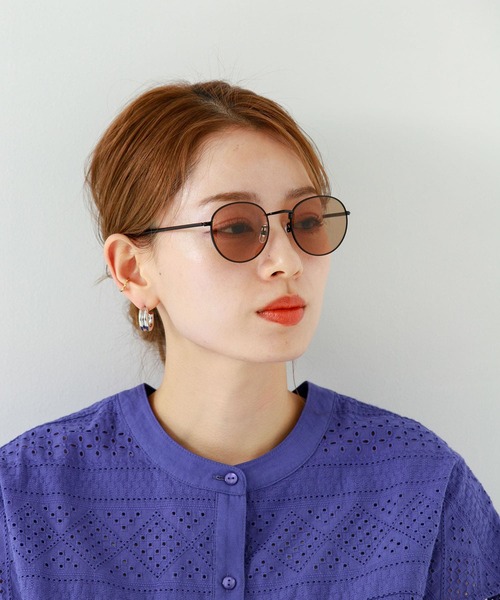 URBAN RESEARCH Sonny Label（アーバンリサーチサニーレーベル）の「スリムフレームカラーサングラス（サングラス・レディース・グレー/ブラウン・ONE）」の6枚目の写真