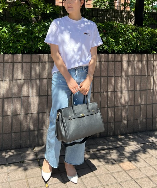 FRUIT OF THE LOOM（フルーツオブザルーム）の「【FRUIT OF THE LOOM】プリントTシャツ / ワンポイント刺繍 / バックプリント / シンプル（Tシャツ/カットソー・レディース・ブラック系その他/グレー系その他/ブラック系その他2/ホワイト系その他/グレー系その他2/ホワイト系その他2・M）」の10枚目の写真