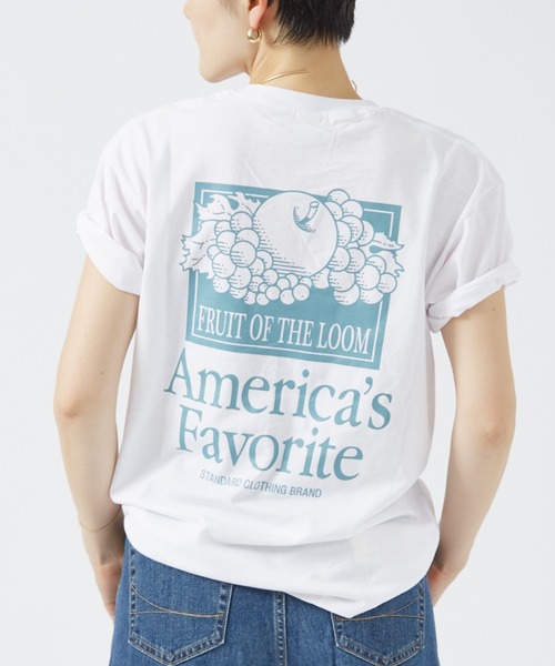 FRUIT OF THE LOOM】プリントTシャツ / ワンポイント刺繍