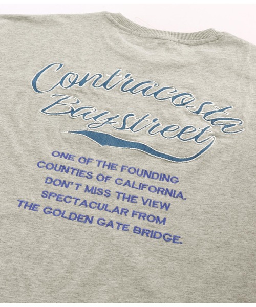 anap mimpi（アナップミンピ）の「メッセージ デニム 刺繍 コットン マキシ ロング Tシャツ ワンピ（ワンピース・レディース・グレー/アイボリー/ブラック・FREE）」の11枚目の写真