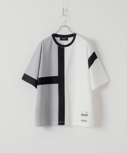 DOOPZ(ドープス)の「P/E Switching Smooth Tee - P/E スイッチングスムースT(Tシャツ/カットソー・メンズ・ホワイト/ブラック・SMALL/MEDIUM/LARGE)」の2枚目の写真